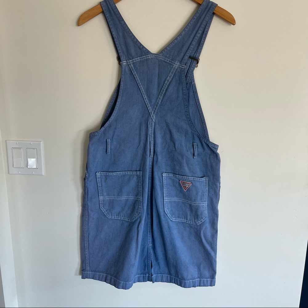 Vintage 1980’s Guess Overall Mini Dress Size 3 - Picture 5 of 13